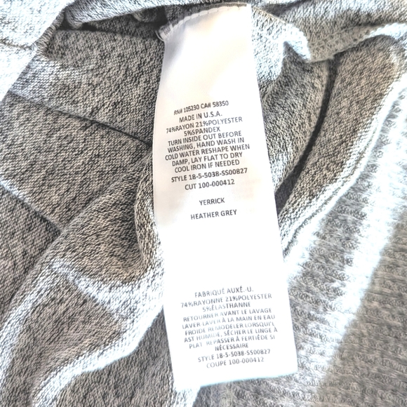 Joie Yerrick twist pullover in heather grey. Size xs - Picture 5 of 5